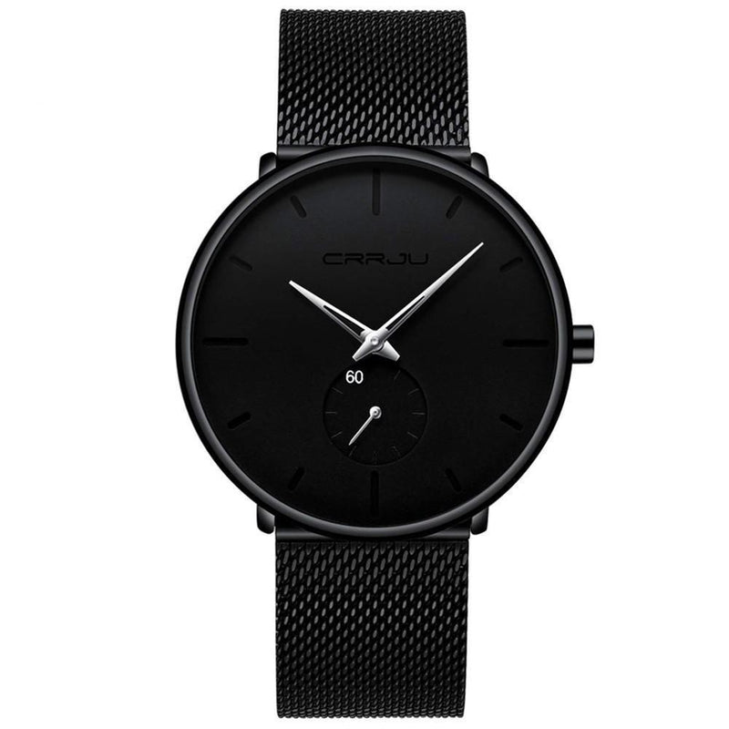 Relógio Montre Pro Masculino relógio 006 AmploTech PRETO / PRATA 